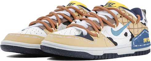 【定制球鞋】Nike Dunk Low Disrupt 2 牛仔很忙 童心未泯 童趣 甜妹 低帮 板鞋 女款 棕白黑 Lookbook 【定制球鞋】Nike Dunk Low Disrupt 2 牛仔很忙 童心未泯 童趣 甜妹 低帮 板鞋 女款 棕白黑