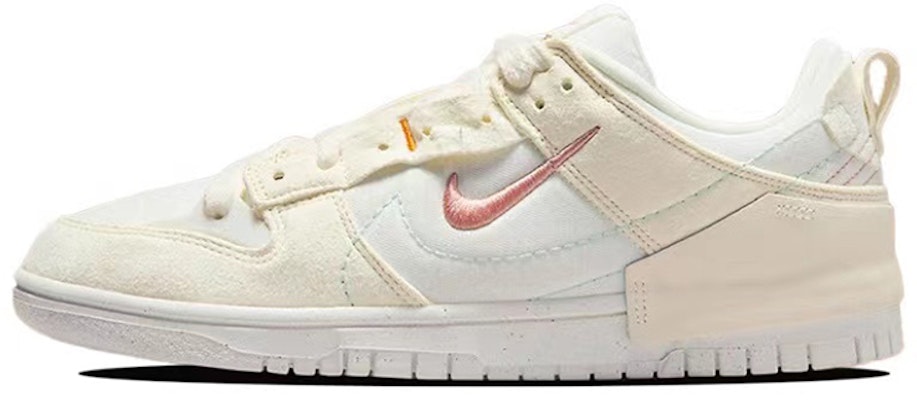 【定制球鞋】Nike Dunk Low Disrupt 2 小清新 簡約 刺繡貼 解構雙鞋帶 低幫 板鞋 女款 綠白 Sizing 【定制球鞋】Nike Dunk Low Disrupt 2 小清新 簡約 刺繡貼 解構雙鞋帶 低幫 板鞋 女款 綠白
