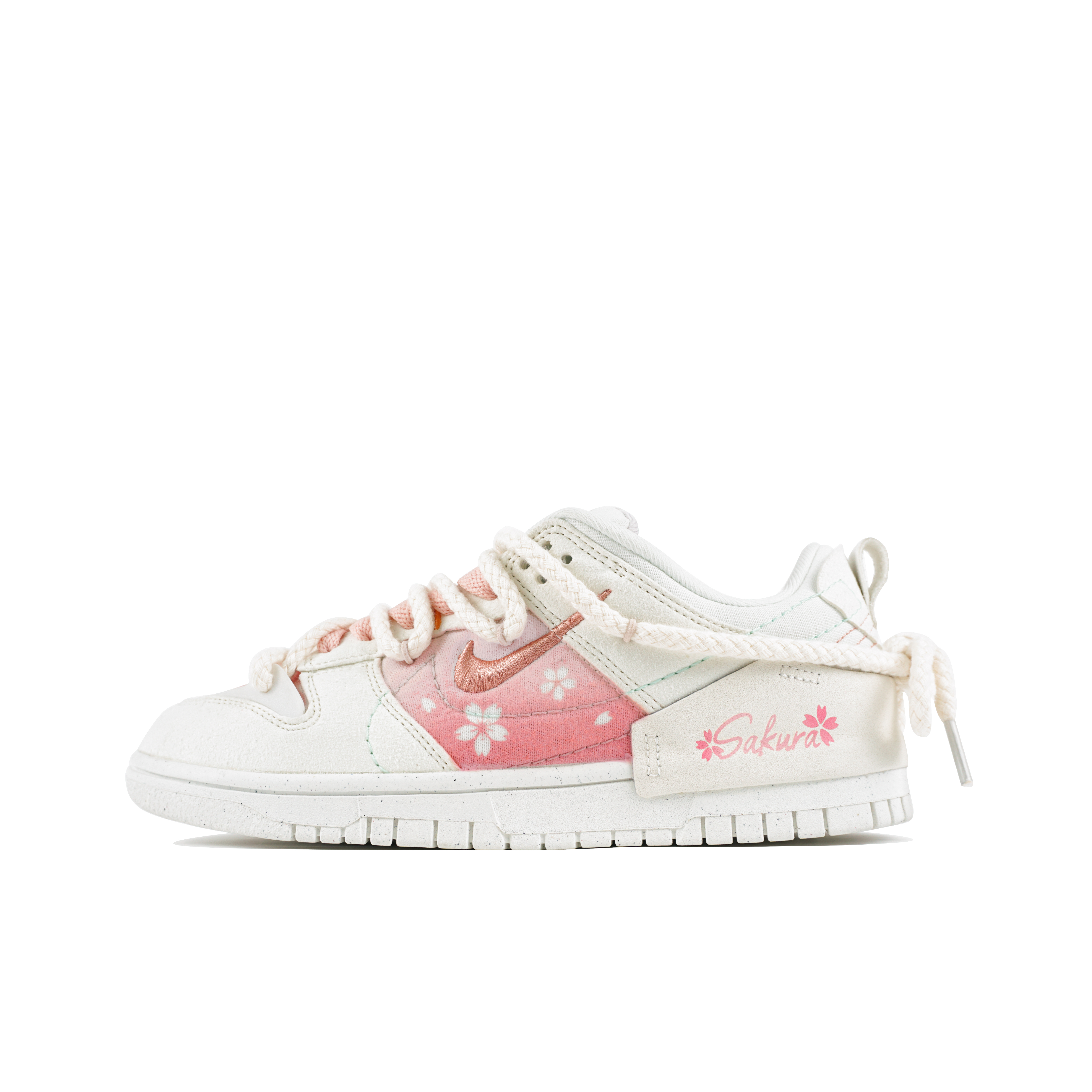 Buy (W) Zapatillas Nike Dunk Low Disrupt 2 'Gradiente Marfil Rosa Cerezo' DH4402-100(Team陆-渐变樱花QD)