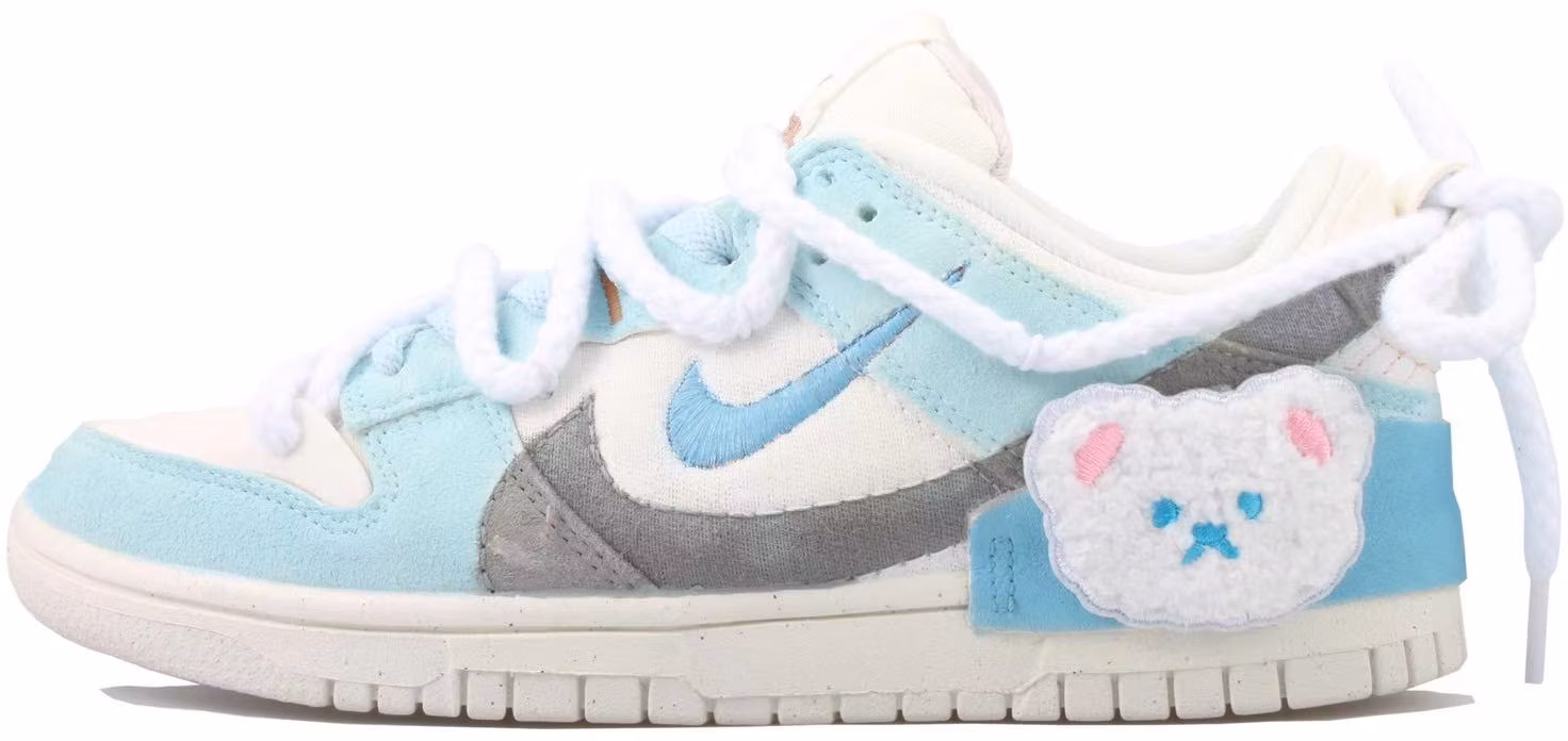 custom-shoes-women-nike-dunk-low-disrupt-2-pale-ivory-sea-salt-bear