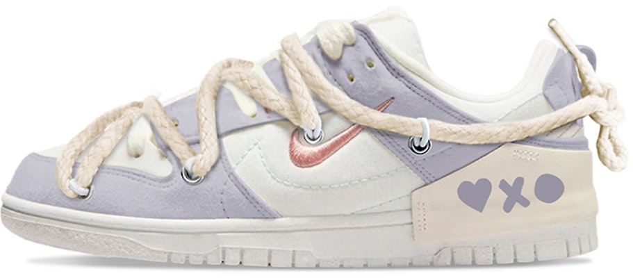 【定制球鞋】Nike Dunk Low Disrupt 2 "淡象牙" 紫薯芋泥 解構 低幫 板鞋 女款 白紫 Buy 【定制球鞋】Nike Dunk Low Disrupt 2 "淡象牙" 紫薯芋泥 解構 低幫 板鞋 女款 白紫