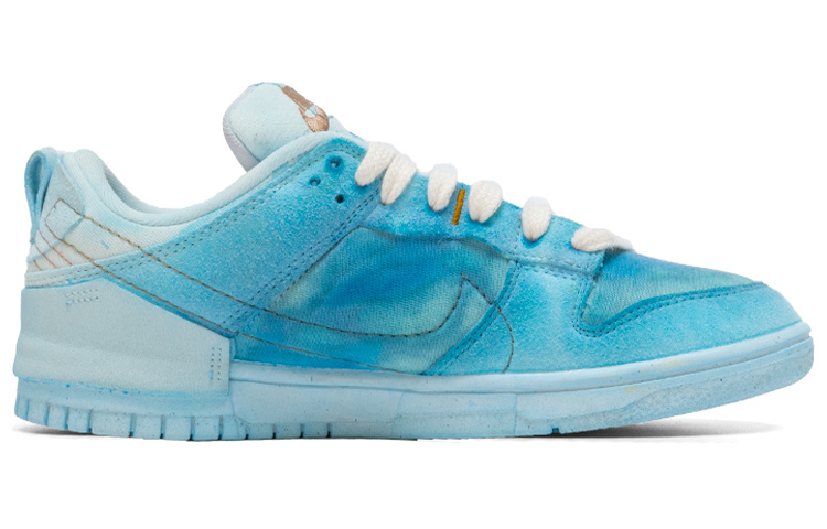 Order (W) 【カスタムシューズ】(女性用) ナイキ ダンク ロー ディスラプト 2 'ペイルアイボリー' DH4402-100(Teamfour-女款腰果花蓝色)