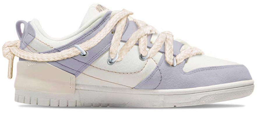 【定制球鞋】Nike Dunk Low Disrupt 2 "淡象牙" 紫薯芋泥 解構 低幫 板鞋 女款 白紫 Order 【定制球鞋】Nike Dunk Low Disrupt 2 "淡象牙" 紫薯芋泥 解構 低幫 板鞋 女款 白紫