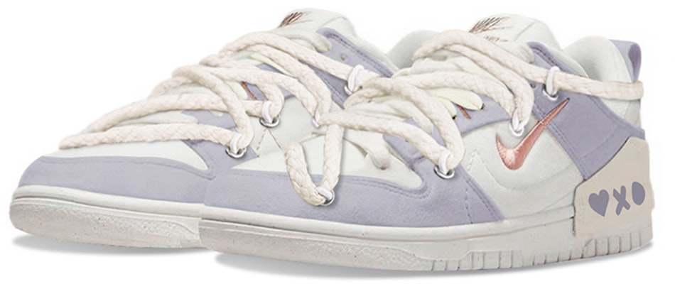 【定制球鞋】Nike Dunk Low Disrupt 2 "淡象牙" 紫薯芋泥 解構 低幫 板鞋 女款 白紫 Lookbook 【定制球鞋】Nike Dunk Low Disrupt 2 "淡象牙" 紫薯芋泥 解構 低幫 板鞋 女款 白紫