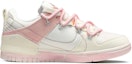 Order (W) 나이키 덩크 로우 디스럽트 2 '썸머 로즈 핑크' (커스텀) DH4402-100(TeamE-女款粉色猪猪粉白黄)