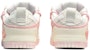 (W) 나이키 덩크 로우 디스럽트 2 '썸머 로즈 핑크' (커스텀) DH4402-100(TeamE-女款粉色猪猪粉白黄)