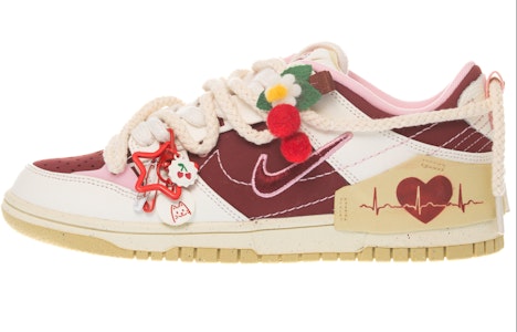 【定制球鞋】 Nike Dunk Disrupt Low Disrupt 2 櫻桃情人節 愛心 低幫 板鞋 女款 紅白 Buy 【定制球鞋】 Nike Dunk Disrupt Low Disrupt 2 櫻桃情人節 愛心 低幫 板鞋 女款 紅白