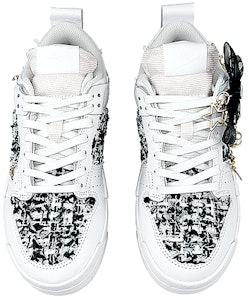 【客製化球鞋】Nike Dunk Disrupt 小香貼布 禮盒 襪子 掛件 低幫 板鞋 女款 黑白 Shop 【客製化球鞋】Nike Dunk Disrupt 小香貼布 禮盒 襪子 掛件 低幫 板鞋 女款 黑白