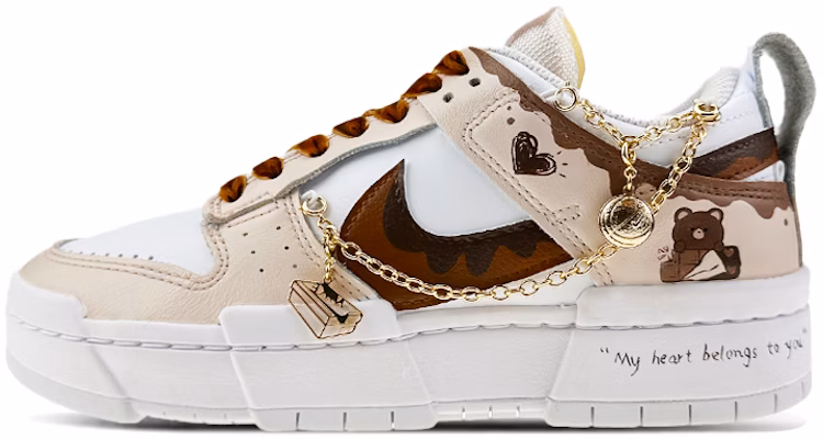 (W) 나이키 덩크 로우 디스럽트 '초코곰' (커스텀) DO5219-111(Team40-女款巧克力熊咖啡) Buy (W) 나이키 덩크 로우 디스럽트 '초코곰' (커스텀) DO5219-111(Team40-女款巧克力熊咖啡)