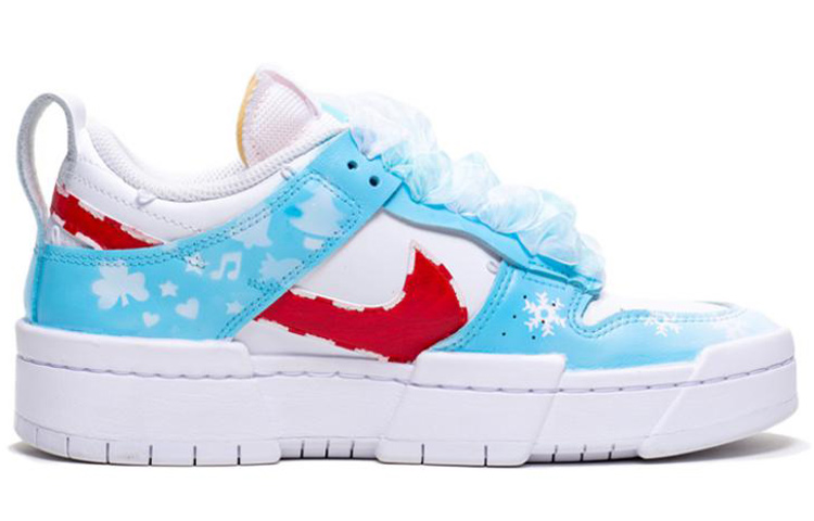 Order (W) Nike Dunk Low Disrupt "Bastón de Caramelo" (Personalizadas) DO5219-111(Team柒-女款轻纱圣诞雪花SBOX)