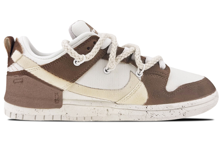 Order (W) 【カスタムシューズ】(女性用) ナイキ ダンク ロー ディスラプト 'メイプルグラフィティブラウンホワイト' DH4402-100(Team叁-女款枫叶解构S-BOX)