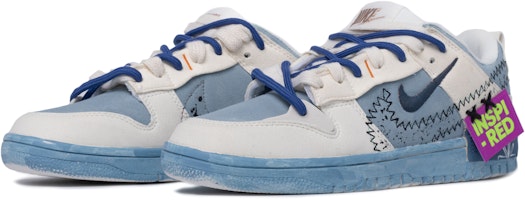 (W) 【カスタムシューズ】(女性用) ナイキ ダンク ロー ディスラプト 'ペイズリーブルー' DH4402-100(TeamM-男女款腰果花蓝迹白蓝) Lookbook (W) 【カスタムシューズ】(女性用) ナイキ ダンク ロー ディスラプト 'ペイズリーブルー' DH4402-100(TeamM-男女款腰果花蓝迹白蓝)