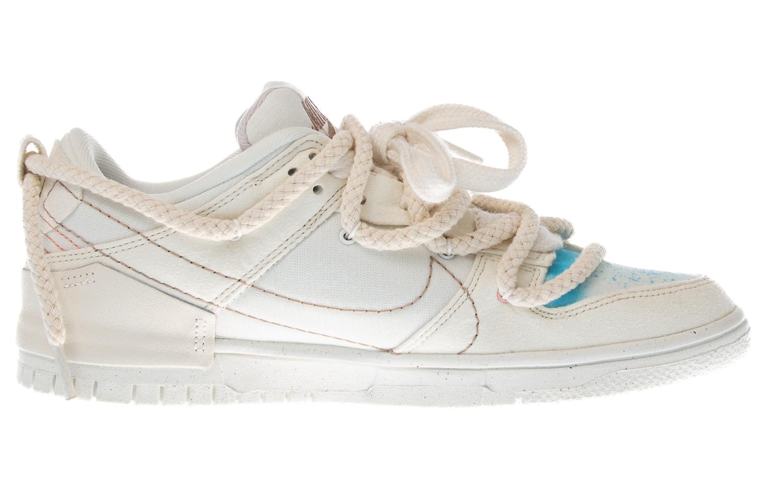 Order (W) [Kasut Tersuai] Nike Dunk Low Disrupt 'Gading Pudar Langit Biru' DH4402-100(Team柒-女款小羊3布贴SBOX)