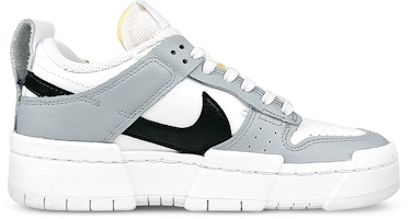 【定製球鞋】Nike Dunk Disrupt 黑白 熊貓 布貼 鏈條 低幫 板鞋 女款 黑白灰 Order 【定製球鞋】Nike Dunk Disrupt 黑白 熊貓 布貼 鏈條 低幫 板鞋 女款 黑白灰