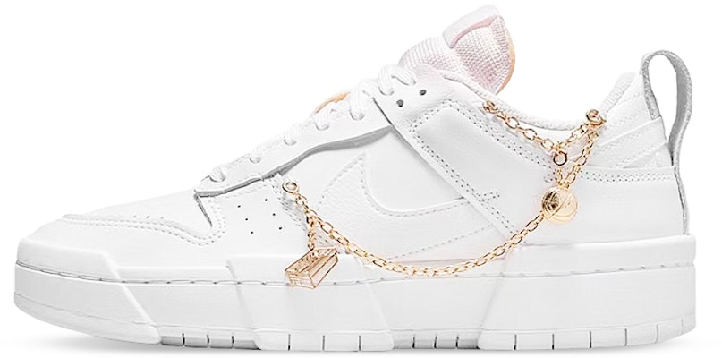 【定製球鞋】Nike Dunk Disrupt 黑白 熊貓 布貼 鏈條 低幫 板鞋 女款 黑白灰 Sizing 【定製球鞋】Nike Dunk Disrupt 黑白 熊貓 布貼 鏈條 低幫 板鞋 女款 黑白灰