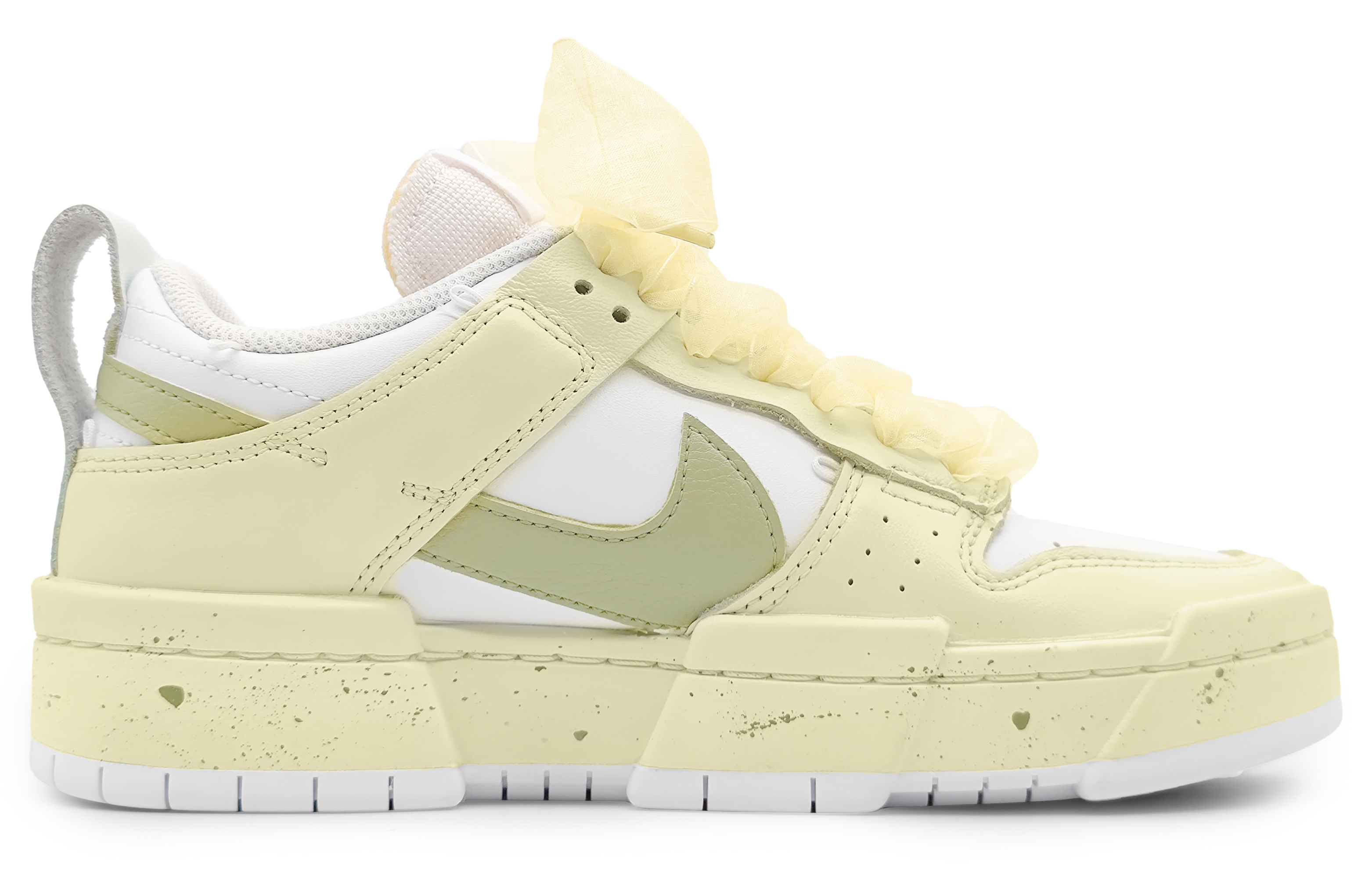 Order (W) [Sepatu Kustom] Nike Dunk Low Disrupt 'Passionfruit Pudding' DO5219-111(Team16-百香布丁)