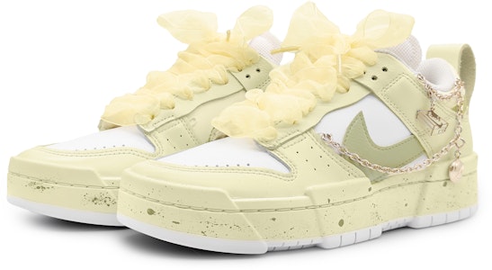 (W) 【カスタムシューズ】(女性) ナイキ ダンク ロー ディスラプト「パッションフルーツ プリン」 DO5219-111(Team16-百香布丁) Lookbook (W) 【カスタムシューズ】(女性) ナイキ ダンク ロー ディスラプト「パッションフルーツ プリン」 DO5219-111(Team16-百香布丁)