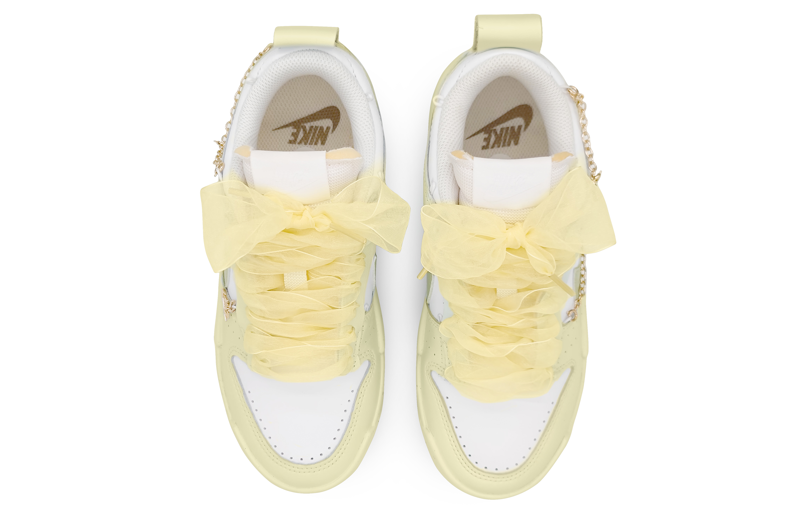 Shop (W) [Sepatu Kustom] Nike Dunk Low Disrupt 'Passionfruit Pudding' DO5219-111(Team16-百香布丁)