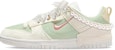 (W) 나이키 덩크 로우 디스럽트 "펄 파스텔 캔버스 - 말차 모찌" DH4402-100(TeamY-女款油画少女粉绿)
