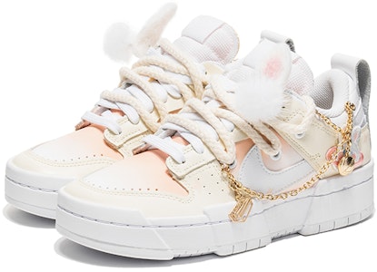 (W) ナイキ ダンクLow ディスラプト "ふわふわバニーベージュ" DO5219-111(TeamB-女款兔耳解构Q-BOX) Lookbook (W) ナイキ ダンクLow ディスラプト "ふわふわバニーベージュ" DO5219-111(TeamB-女款兔耳解构Q-BOX)