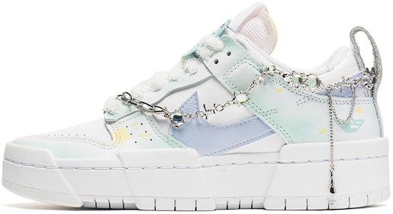 (W) ナイキ ダンクLow Disrupt 白緑チェーン (Nike Dunk Low Disrupt Hakuryoku Chain) DO5219-111(TeamB-星辰大海) Buy (W) ナイキ ダンクLow Disrupt 白緑チェーン (Nike Dunk Low Disrupt Hakuryoku Chain) DO5219-111(TeamB-星辰大海)