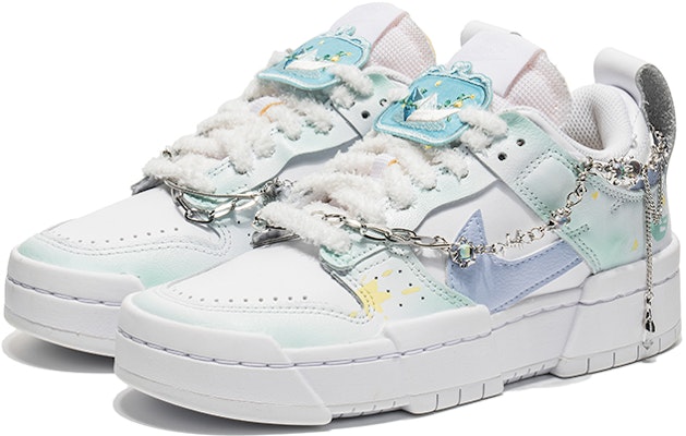 (W) 나이키 덩크 로우 디스럽트 '화이트 그린 체인' (커스텀) DO5219-111(TeamB-星辰大海) Lookbook (W) 나이키 덩크 로우 디스럽트 '화이트 그린 체인' (커스텀) DO5219-111(TeamB-星辰大海)