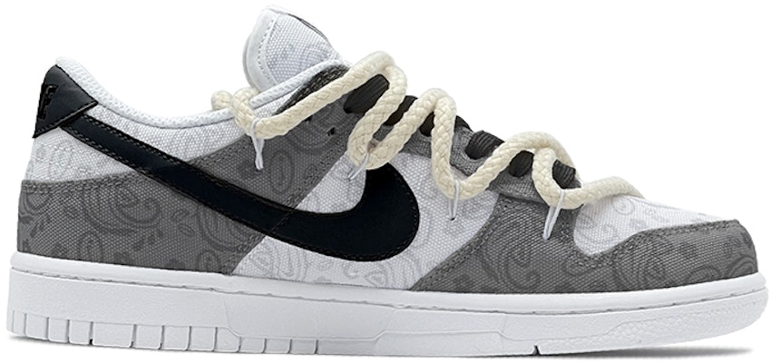(W) 【定制鞋款】耐克Dunk Low ESS '黑灰Paisley - 中国风' DJ9955-100(TeamS-印象水墨S-BOX) Order (W) 【定制鞋款】耐克Dunk Low ESS '黑灰Paisley - 中国风' DJ9955-100(TeamS-印象水墨S-BOX)