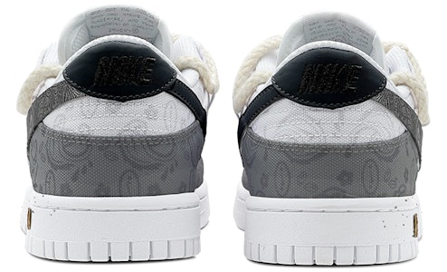 【客製化球鞋】Nike Dunk Low ESS 腰果花 中國風 金屬紋SWOOSH 限定禮盒 低幫 板鞋 女款 黑灰 Shop 【客製化球鞋】Nike Dunk Low ESS 腰果花 中國風 金屬紋SWOOSH 限定禮盒 低幫 板鞋 女款 黑灰