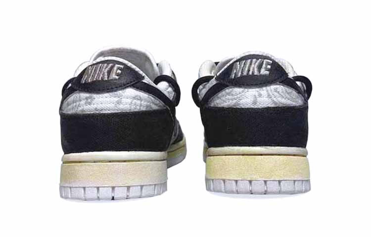Shop (W) [Zapatillas Personalizadas] Nike Dunk Low ESS 'Negro Paisley' DJ9955-100(Team21-腰果花墨钰S-BOX)