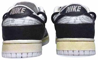 【訂製球鞋】Nike Dunk Low ESS 解構風 腰果花 清新 高街 低幫 板鞋 女款 黑白 Shop 【訂製球鞋】Nike Dunk Low ESS 解構風 腰果花 清新 高街 低幫 板鞋 女款 黑白