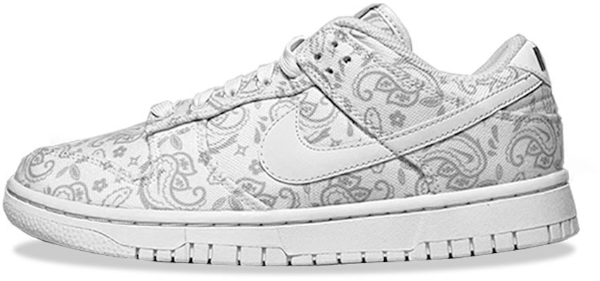 【訂製球鞋】Nike Dunk Low ESS 解構風 腰果花 清新 高街 低幫 板鞋 女款 黑白 Details for 【訂製球鞋】Nike Dunk Low ESS 解構風 腰果花 清新 高街 低幫 板鞋 女款 黑白