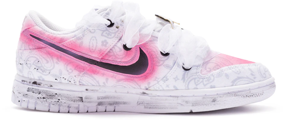 (W) 나이키 덩크 로우 ESS '블랙 핑크 페이즐리' (커스텀) DJ9955-100(TeamR-女款心动陷阱黑粉) Order (W) 나이키 덩크 로우 ESS '블랙 핑크 페이즐리' (커스텀) DJ9955-100(TeamR-女款心动陷阱黑粉)