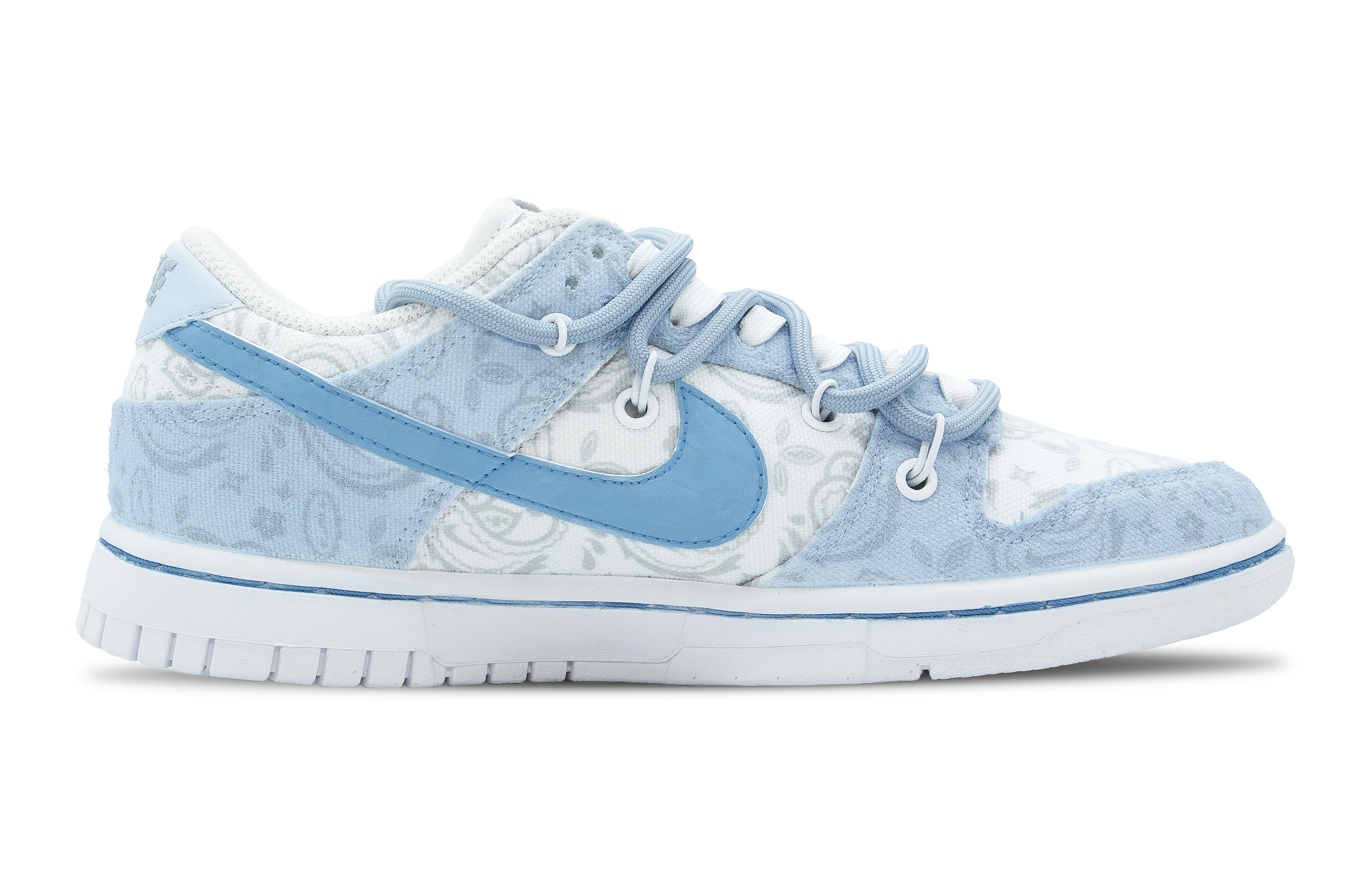 [Custom Shoes] (W) Nike Dunk Low ESS 'Blue Paisley Butterfly' 圖 2