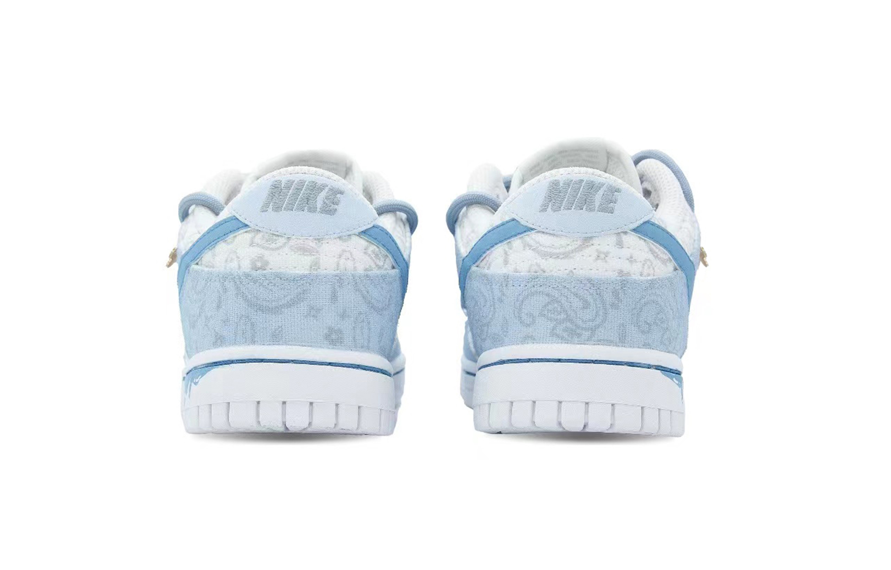 [Custom Shoes] (W) Nike Dunk Low ESS 'Blue Paisley Butterfly' 圖 4