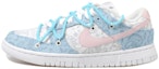 Buy 【客製化球鞋】Nike Dunk Low ESS 清新 可愛 玉桂狗 解構風 腰果花 低幫 板鞋 女款 藍粉色