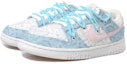 Lookbook 【客製化球鞋】Nike Dunk Low ESS 清新 可愛 玉桂狗 解構風 腰果花 低幫 板鞋 女款 藍粉色