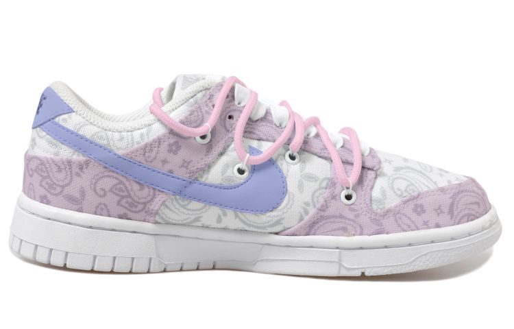 [Custom Shoes] (W) Nike Dunk Low ESS 'Blueberry Paisley and Lavender' 圖 2