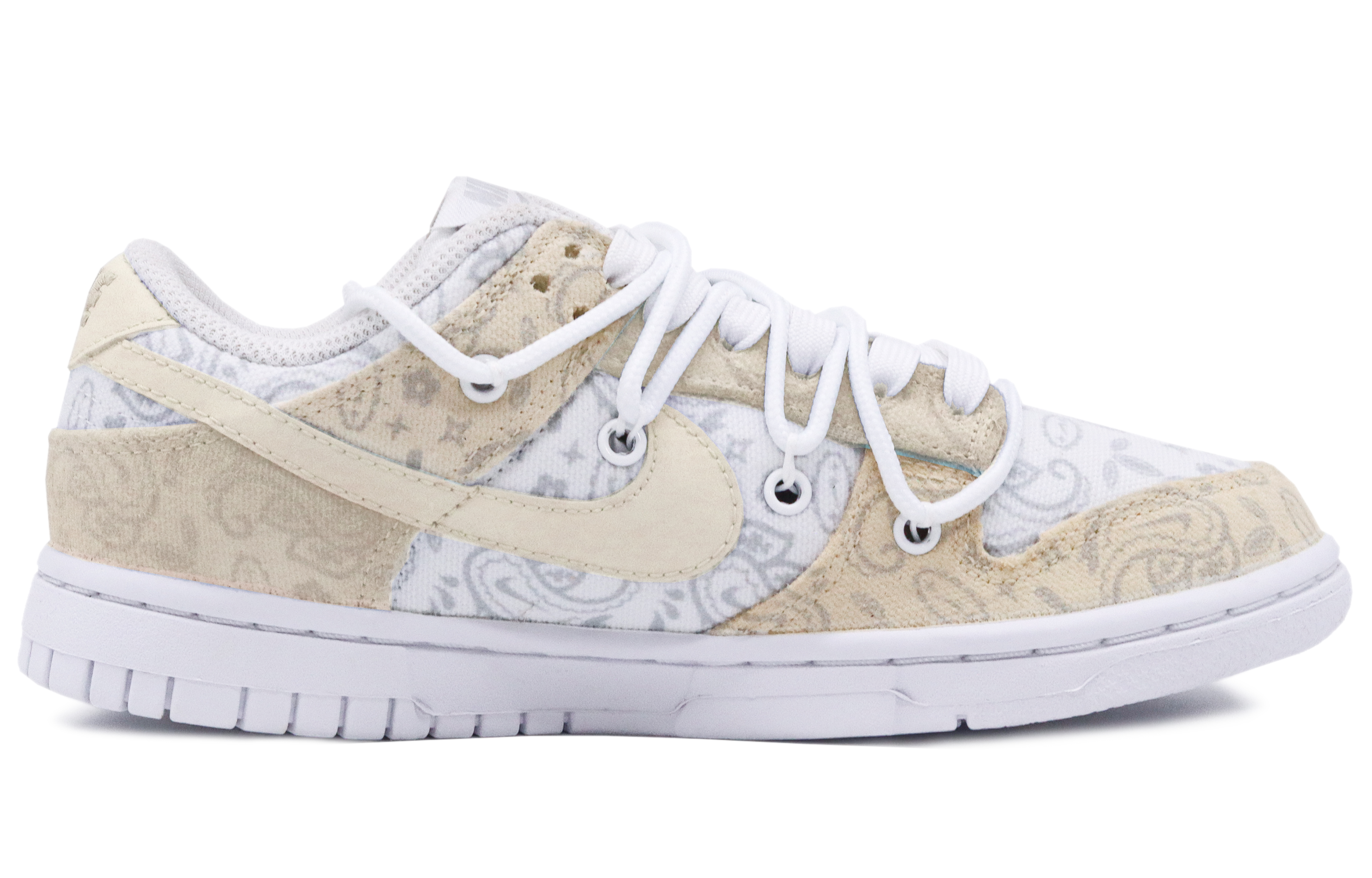 [Custom Shoes] (W) Nike Dunk Low ESS 'Cashew Flower - Vital Girl' 圖 2