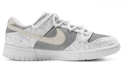 Order (W) 【カスタムシューズ】(女性用)ナイキダンク LOW ESS 'カシューフラワー デコンストラクテッド' DJ9955-100(Teami-女款腰果花解构灰白)