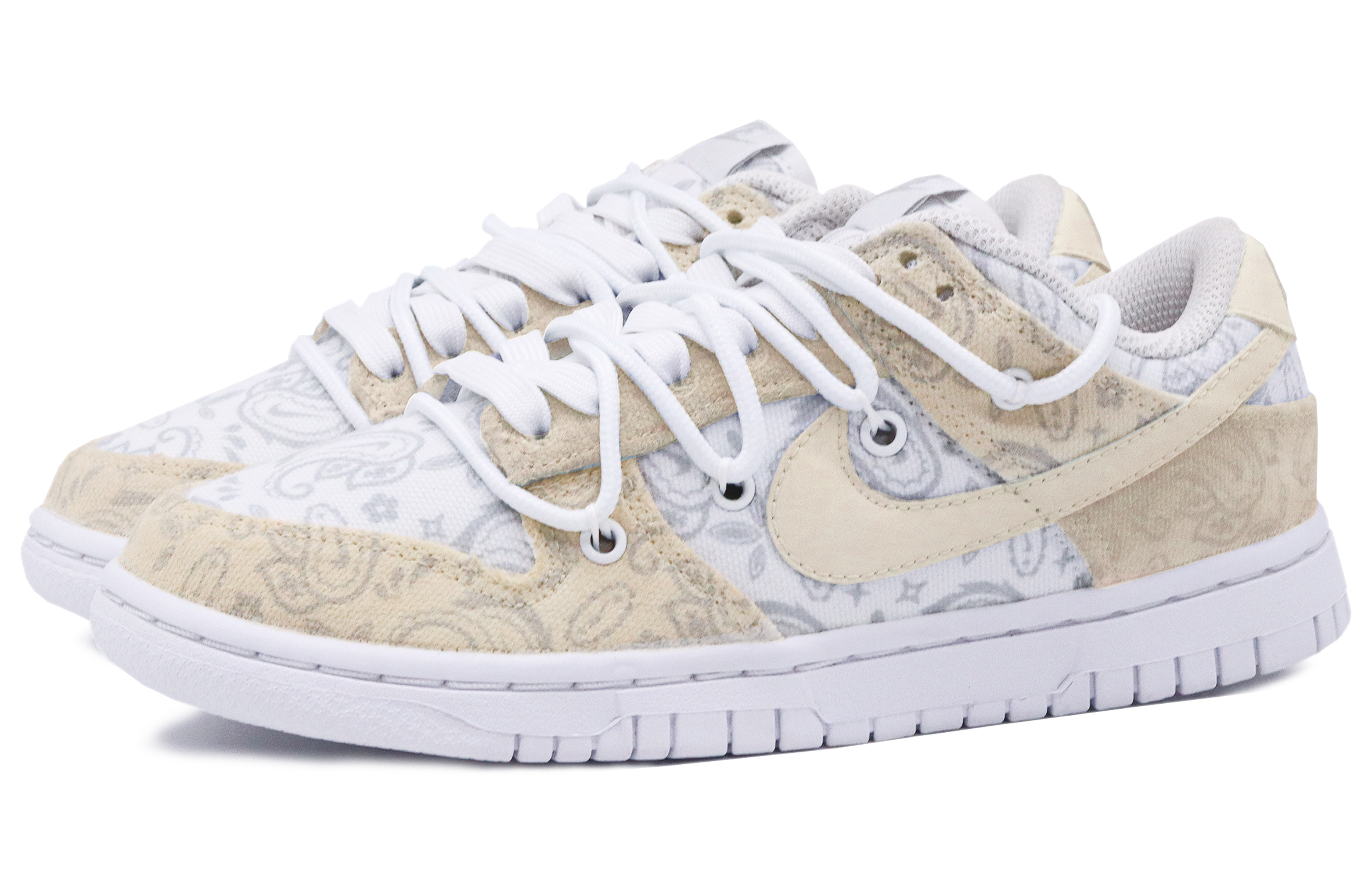 [Custom Shoes] (W) Nike Dunk Low ESS 'Cashew Flower - Vital Girl' 圖 3