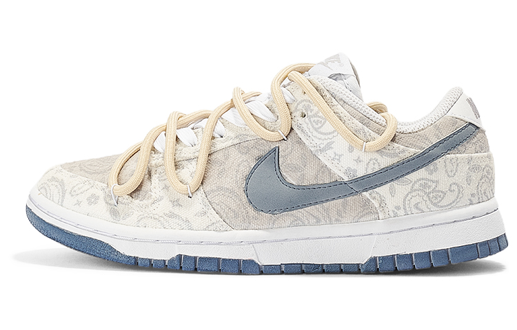 [Custom Shoes] (W) Nike Dunk Low ESS 'Cement Grey-Paisley'