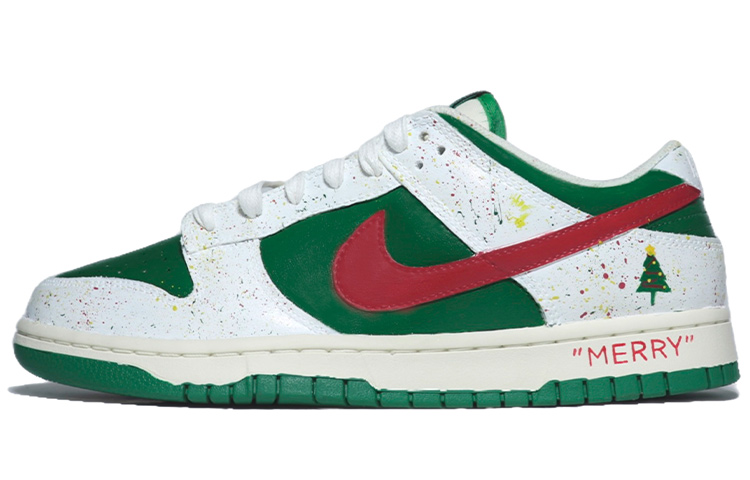 [Custom Shoes] (W) Nike Dunk Low ESS 'Green Paisley'