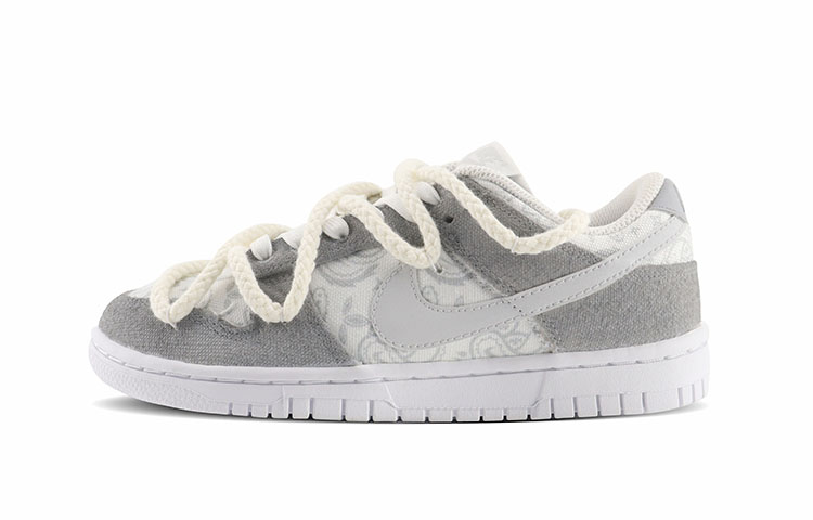 Buy (W) [Sepatu Kustom] Nike Dunk Low ESS 'Pecinta Abu-abu' DJ9955-100(Team119-灰色恋人)