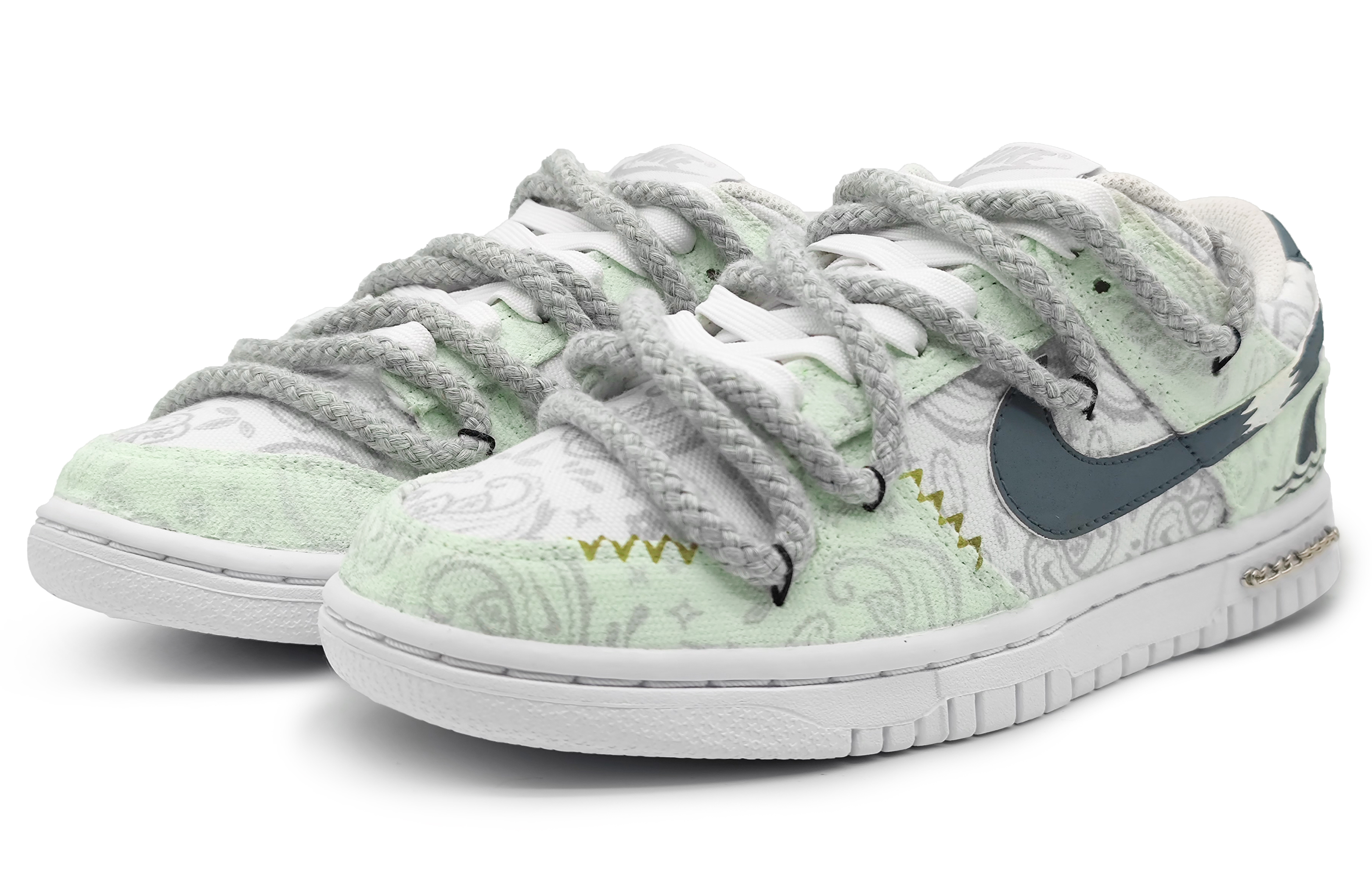[Custom Shoes] (W) Nike Dunk Low ESS 'Holiday Drift Pale Green' 圖 3