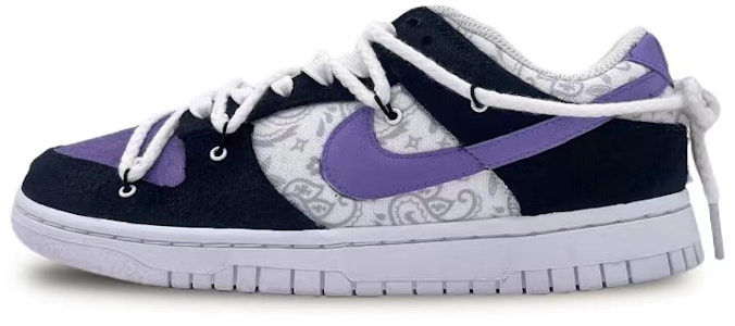 【定制球鞋】Nike Dunk Low ESS 酷洛米 腰果花 個性 低調 溫柔風 潮流 休閒 低幫 板鞋 女款 黑紫 Buy 【定制球鞋】Nike Dunk Low ESS 酷洛米 腰果花 個性 低調 溫柔風 潮流 休閒 低幫 板鞋 女款 黑紫