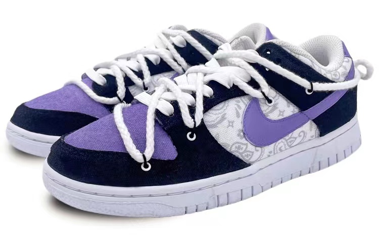 Lookbook (W) 나이키 덩크 로우 쿠로미 페이즐리 (검/보라) DJ9955-100(Team44-库洛米)