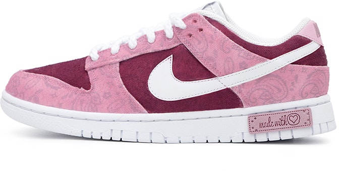 custom-shoes-women-nike-dunk-low-ess-lost-rose-raspberry-pink