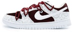Buy (W) Nike Dunk Low ESS マロンペイズリー (カスタム) DJ9955-100(Team51-女款酒红腰果)