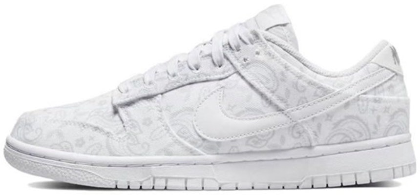 (W) Nike Dunk Low ESS マロンペイズリー (カスタム) DJ9955-100(Team51-女款酒红腰果) Details for (W) Nike Dunk Low ESS マロンペイズリー (カスタム) DJ9955-100(Team51-女款酒红腰果)