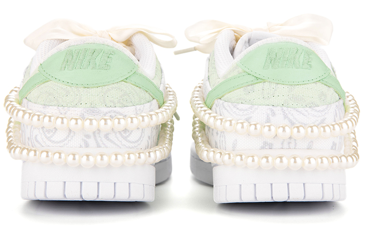 [Custom Shoes] (W) Nike Dunk Low ESS 'Mint Green & Cashew Flower' 圖 4